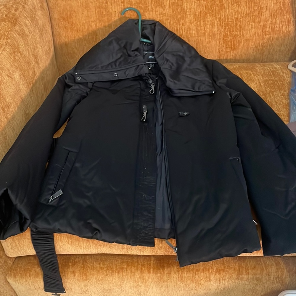 Mango Winter coat size small black